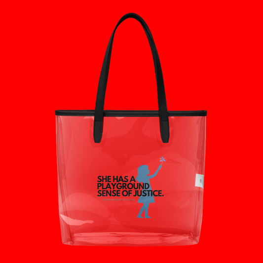 VERDANDI: Playground Justice (USA) - Clear tote bag